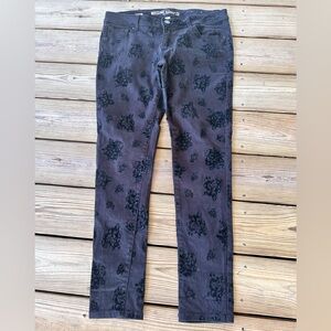 Mossimo women’s black skinny stretch jeans size 13 junior